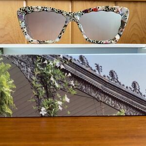 KREWE Brigitte Sunglasses in Poppy mirrored lens